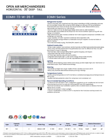 Spec Sheet