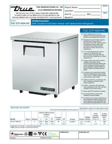 Spec Sheet