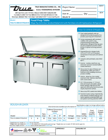 Spec Sheet