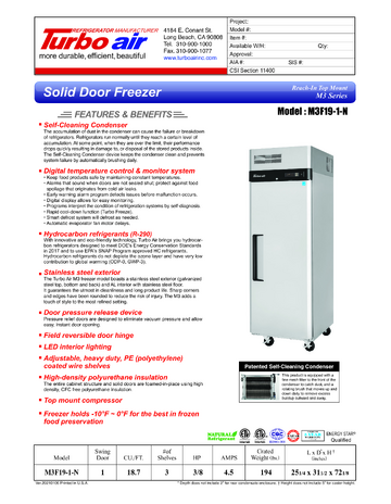 Spec Sheet