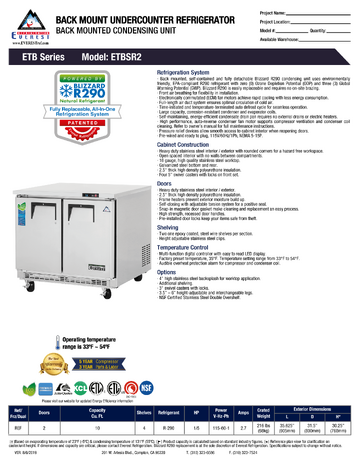 Spec Sheet