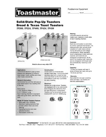 Spec Sheet