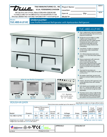 Spec Sheet