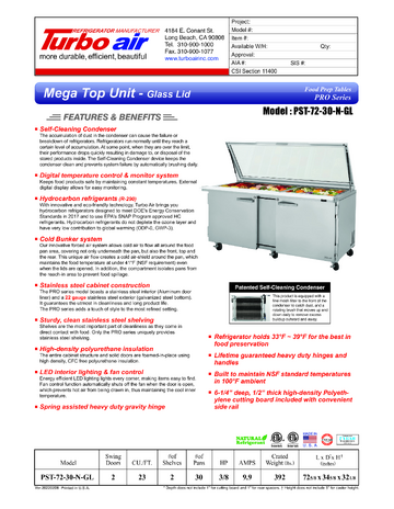 Spec Sheet