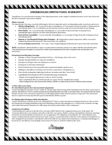 Warranty