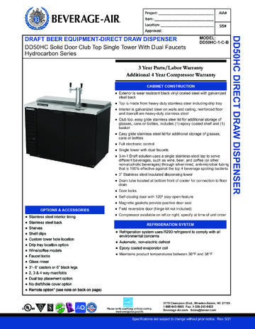 Spec Sheet