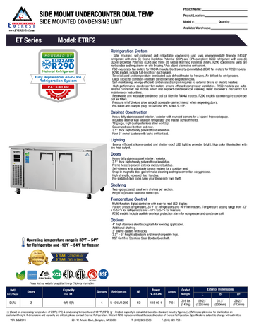 Spec Sheet