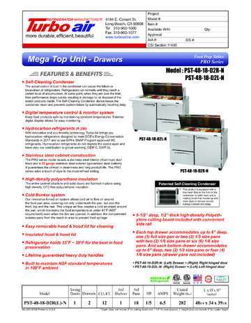Spec Sheet
