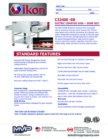 Spec Sheet