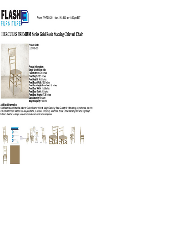 Spec Sheet