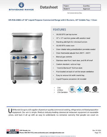 Spec Sheet