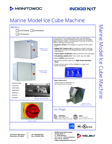 Spec Sheet