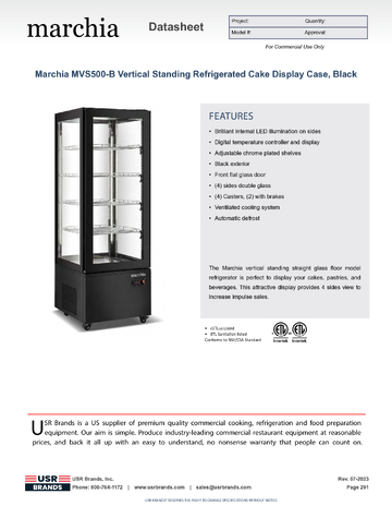 Spec Sheet