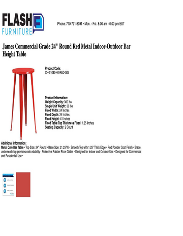 Spec Sheet