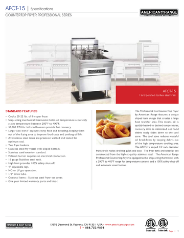 Spec Sheet