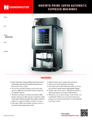 Spec Sheet