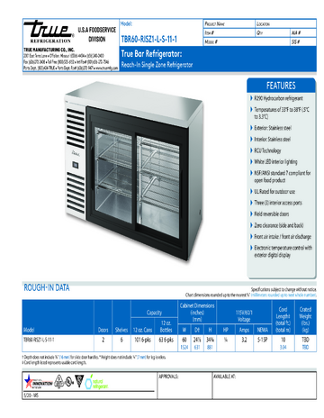 Spec Sheet