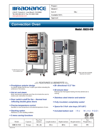 Spec Sheet