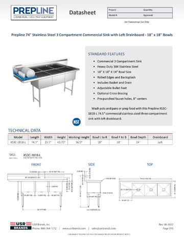 Spec Sheet