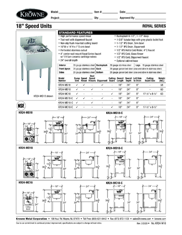 Spec Sheet