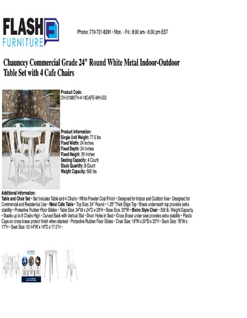Spec Sheet