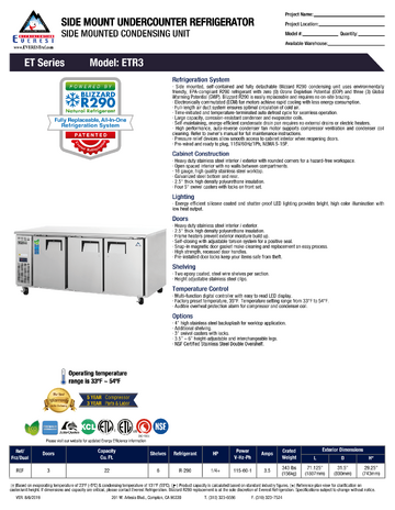Spec Sheet