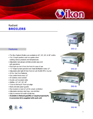 Spec Sheet