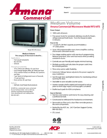 Spec Sheet