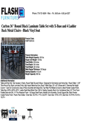 Spec Sheet
