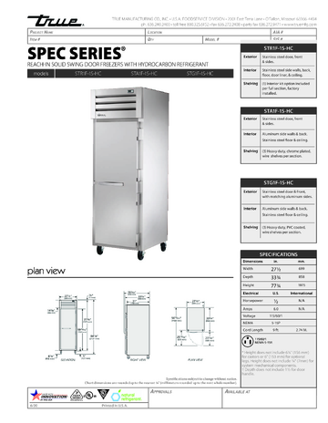 Spec Sheet