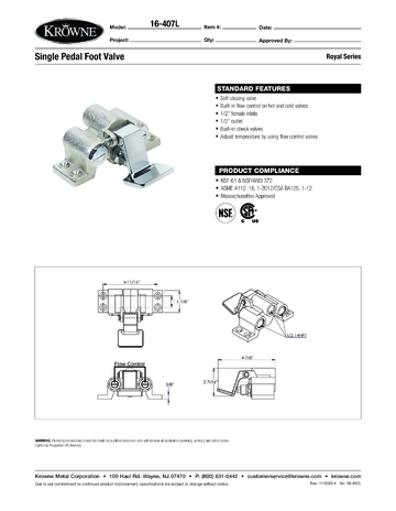 Spec Sheet