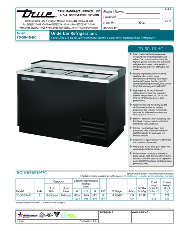 Spec Sheet