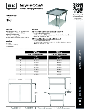 Spec Sheet