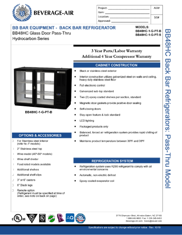 Spec Sheet