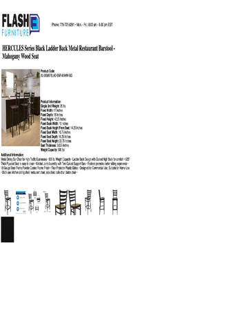 Spec Sheet