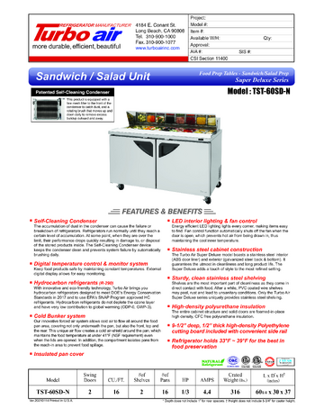 Spec Sheet