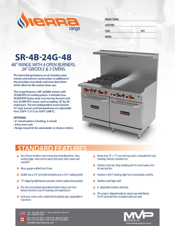 Spec Sheet