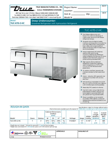 Spec Sheet