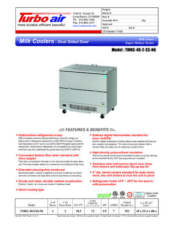 Spec Sheet