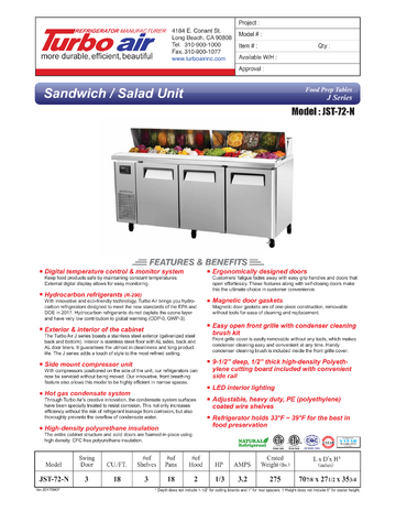 Spec Sheet