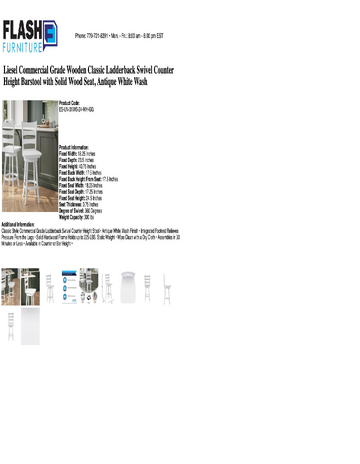 Spec Sheet