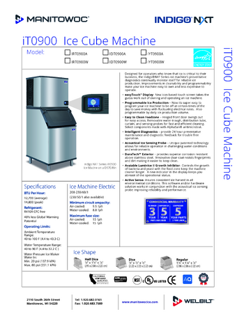 Spec Sheet