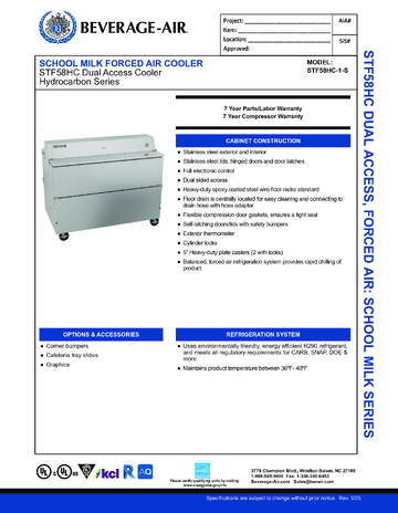 Spec Sheet