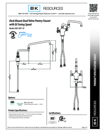 Spec Sheet