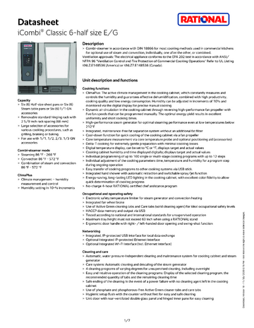 Spec Sheet