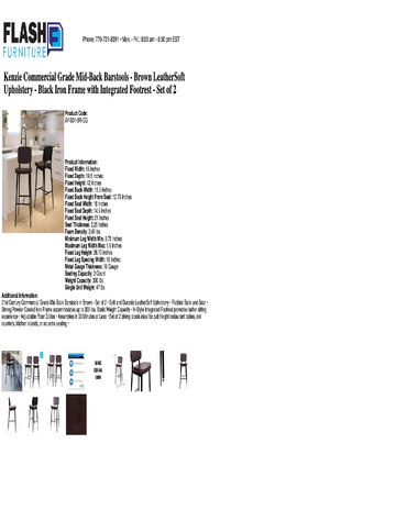 Spec Sheet