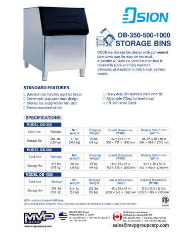 Spec Sheet