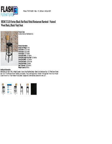 Spec Sheet