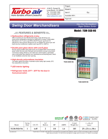 Spec Sheet