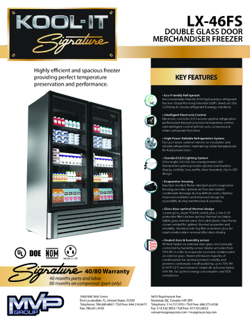 Spec Sheet
